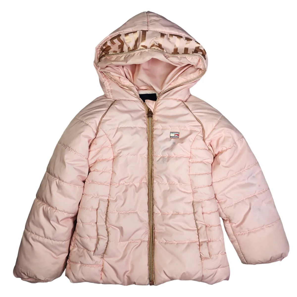 Tommy Hilfiger 4 Light Pink Puffer Coat PLAY
