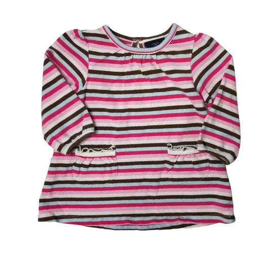 Faded Glory 3-6M Striped Dress