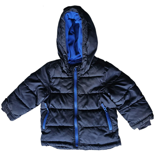 Old Navy 2T Frost Free Navy Blue Puffer Coat