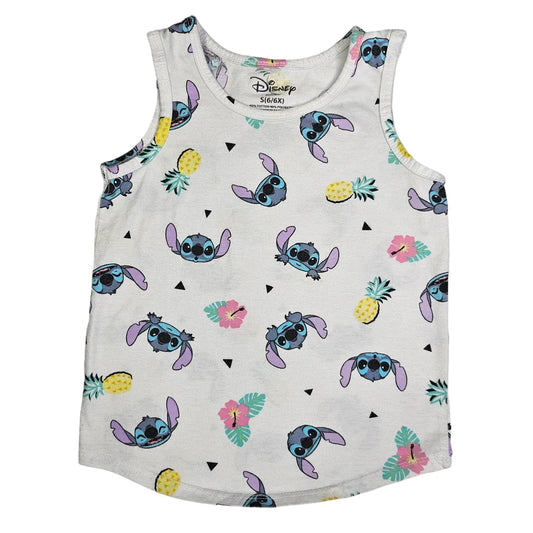 Disney 6/6X Stitch Graphic Tank Top
