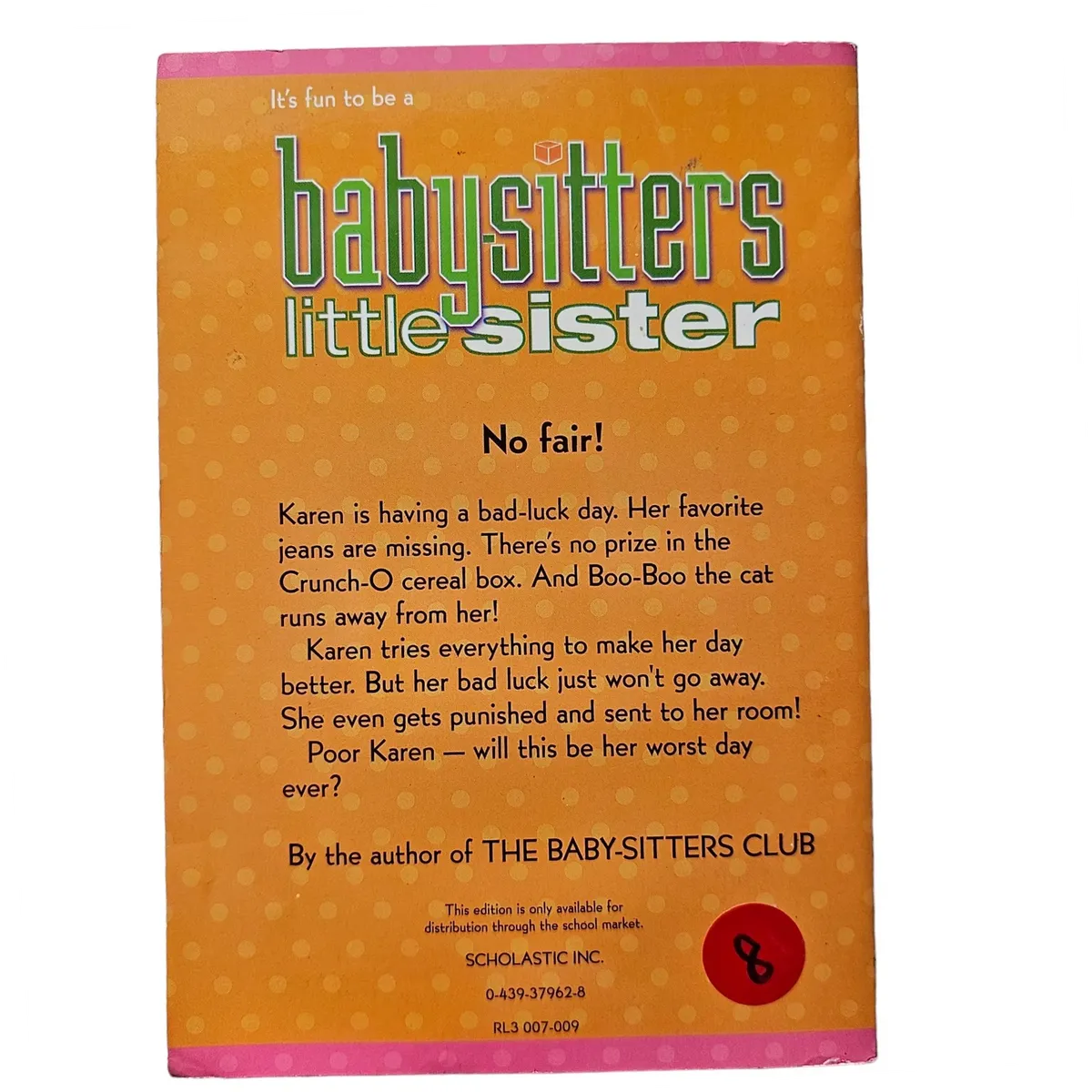 Babysitters Little Sister Karen's Worst Day