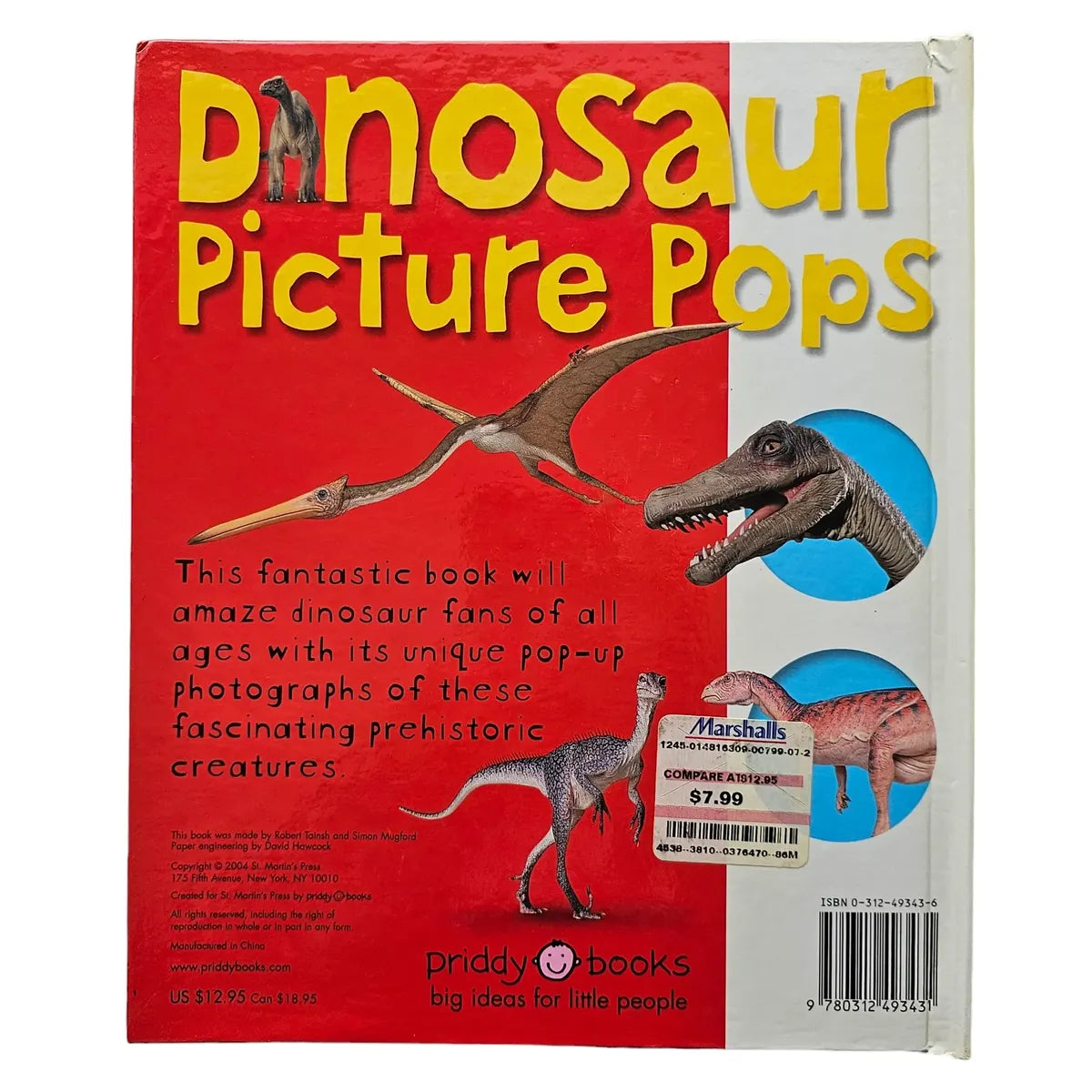 Dinosaur Picture Pops