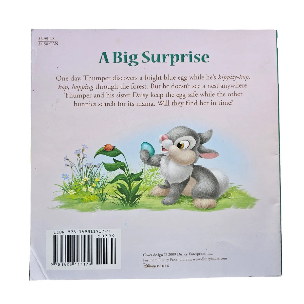 Disney Bunnies Thumper Finds an Egg
