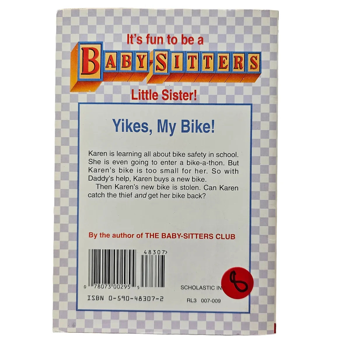 Baby-Sitters Club Little Sister #62 Karen's New Bike
