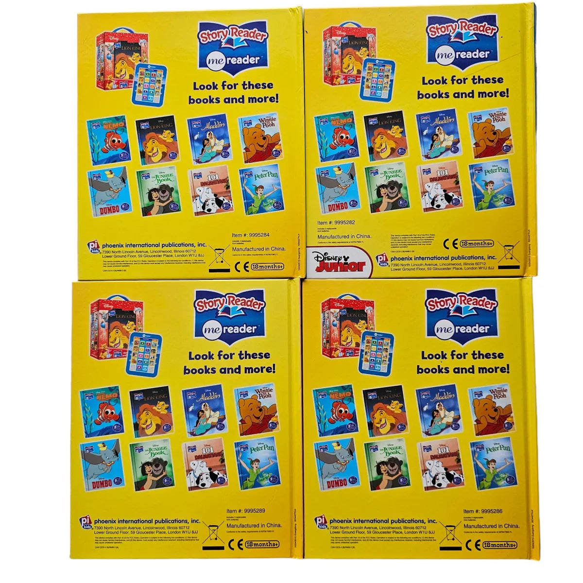 Disney Story Reader MeReader Lot