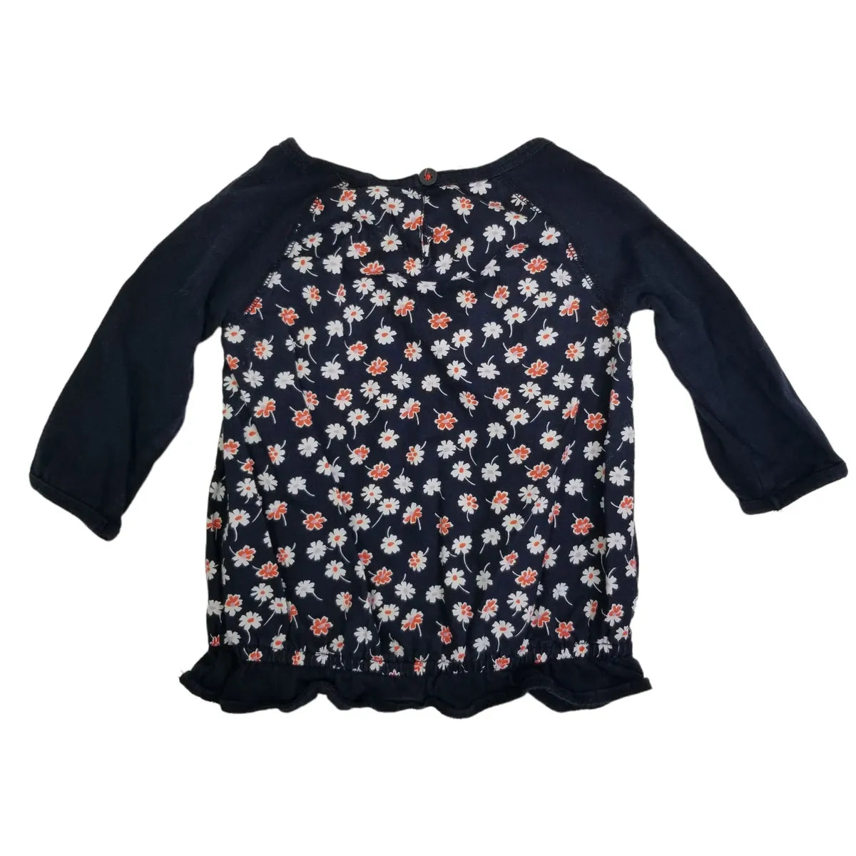 Genuine Kids 2T Navy Floral Long Sleeve