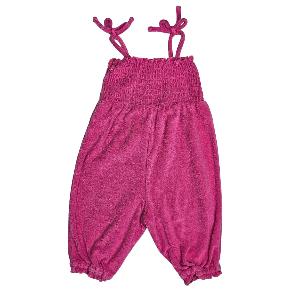 Ralph Lauren 12M Pink Terry Cloth Jumpsuit