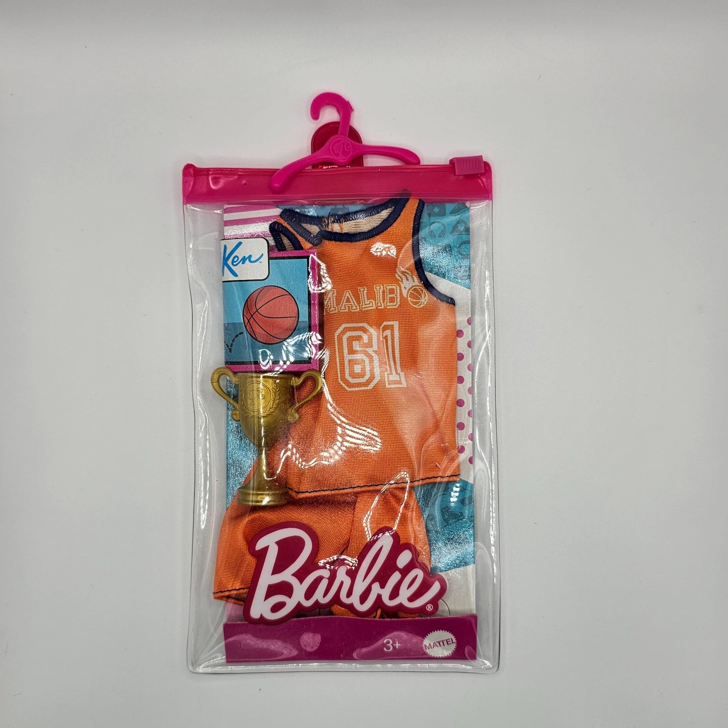 Barbie Ken Basketball Outfit Orange Set