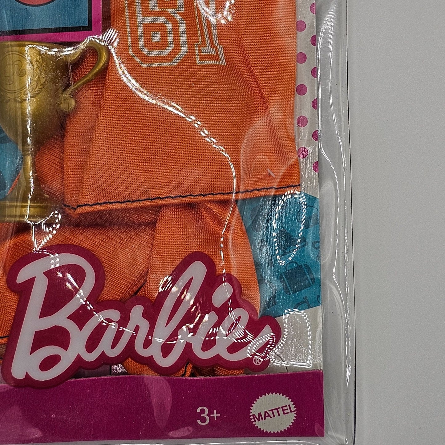 Barbie Ken Basketball Outfit Orange Set