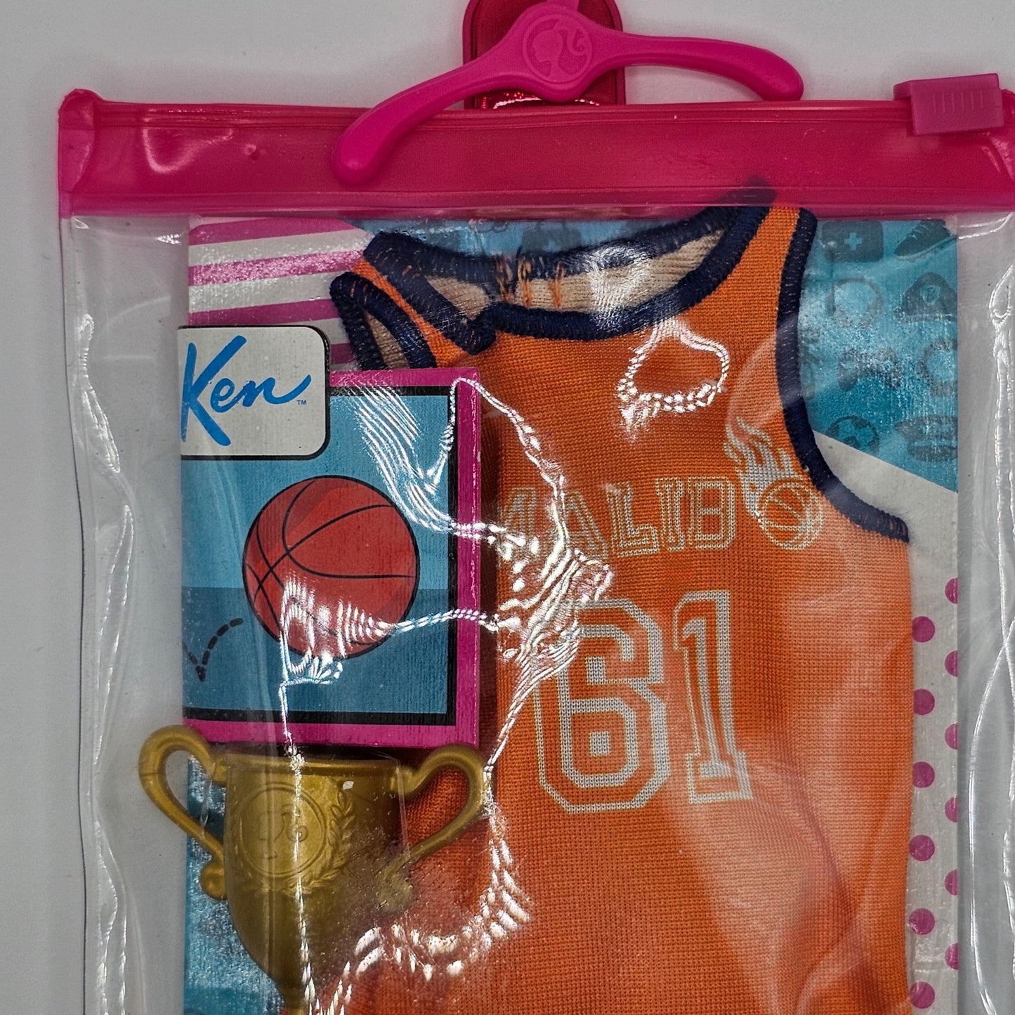 Barbie Ken Basketball Outfit Orange Set